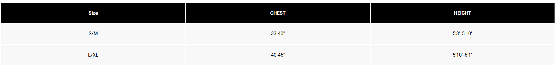 Size guide